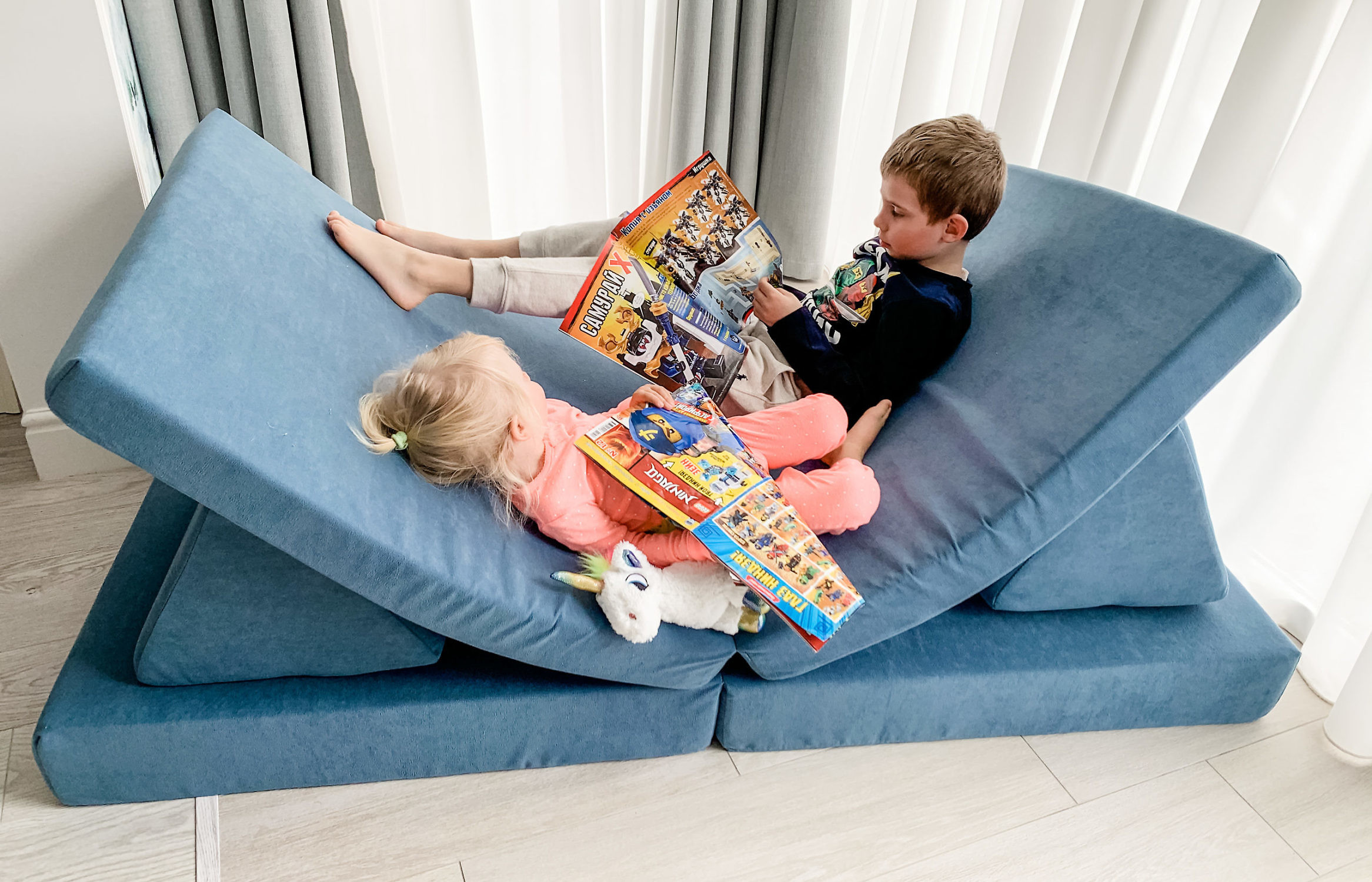 Детский игровой диван трансформер