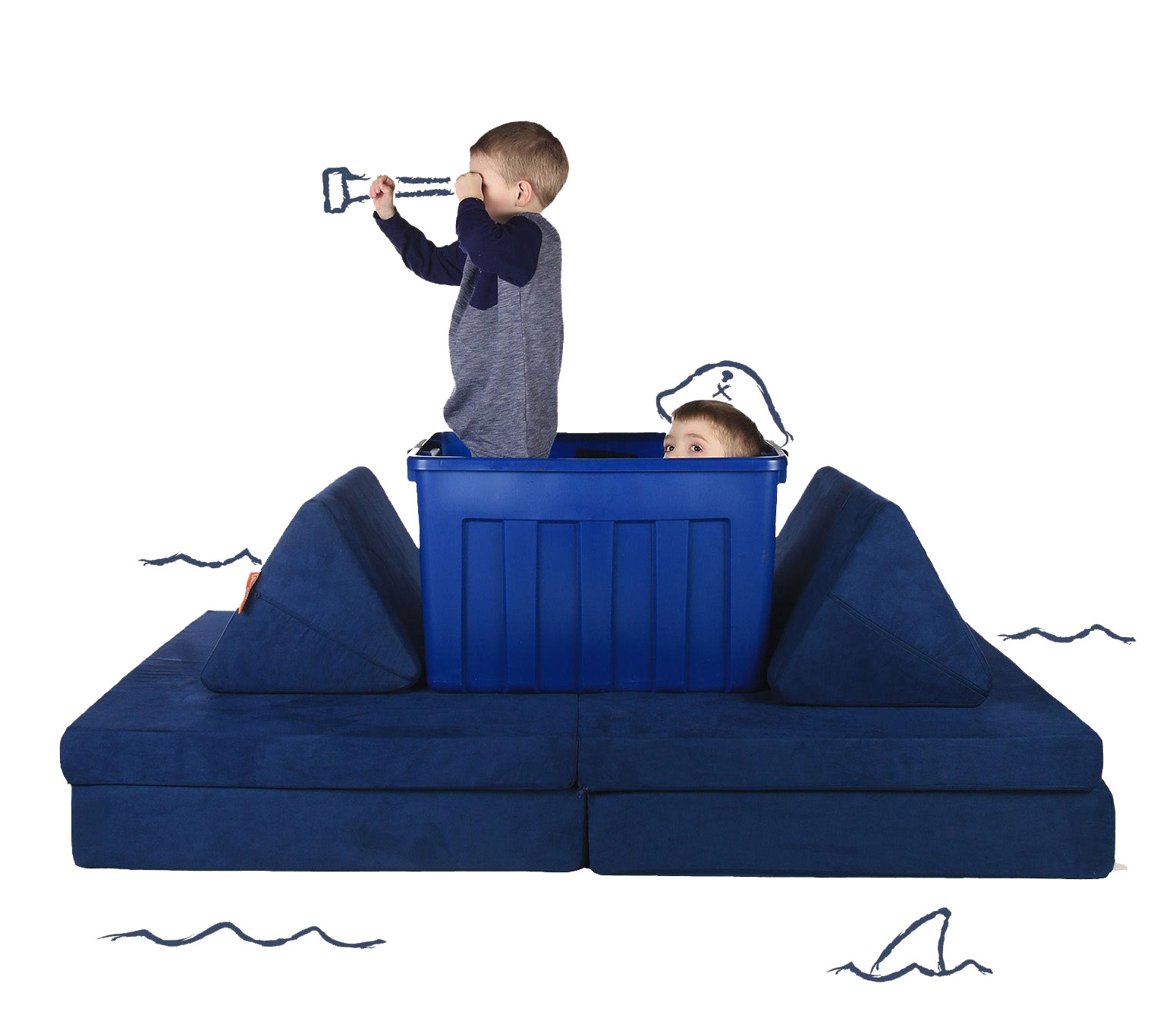 Детский игровой диван трансформер Playdivan